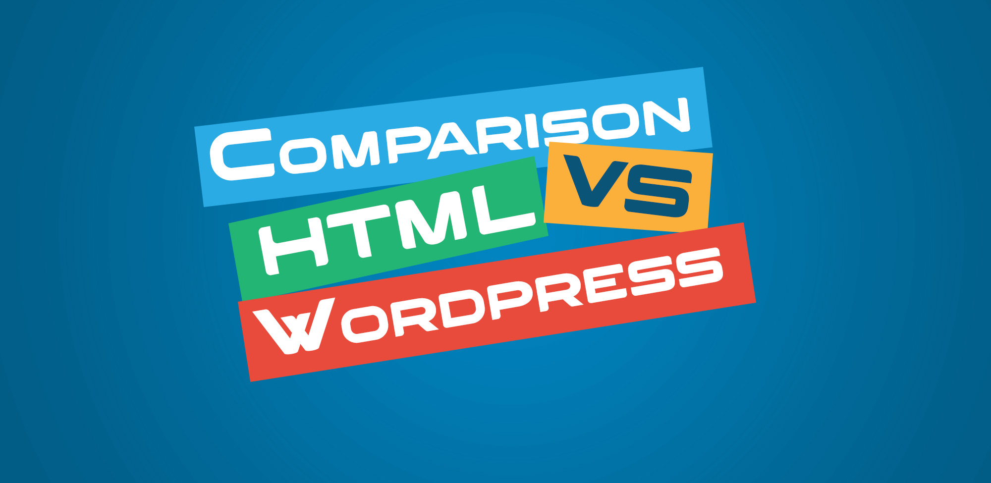 Comparison Between Static HTML Vs WordPress